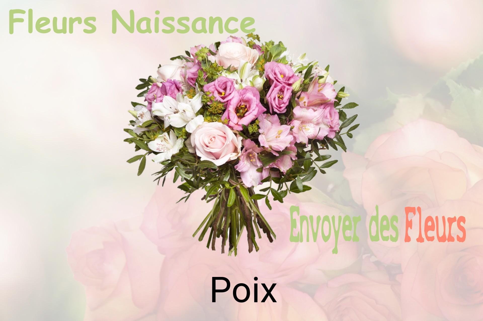 Bouquet de fleurs de naissance livré à Poix